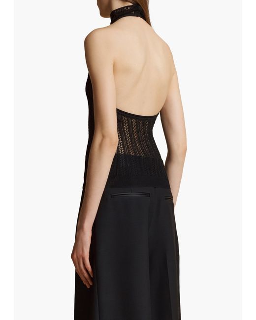 Khaite Black Benedetta Top