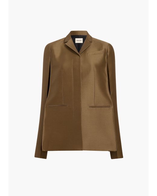 Khaite Green Crittan Jacket