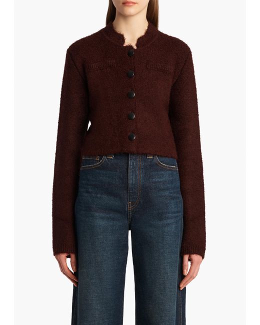 Khaite Red Ello Jacket