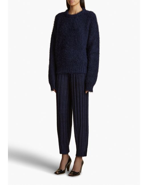 Khaite Blue Gabriele Pant