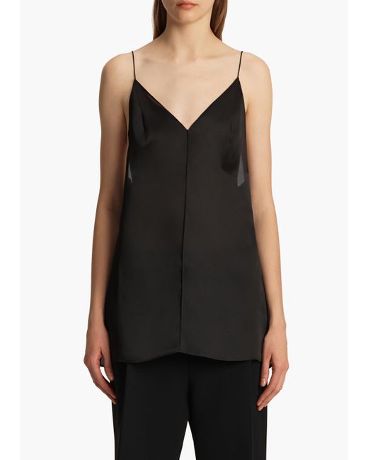 Khaite Black Talsie Top