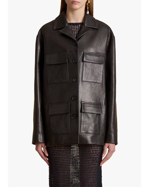 Khaite Black Morsson Jacket