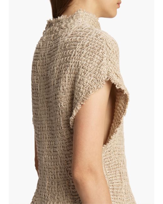 Khaite White Gilles Top