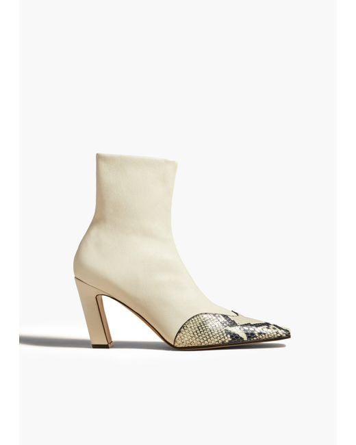 Khaite White Nevada Stretch High Boot