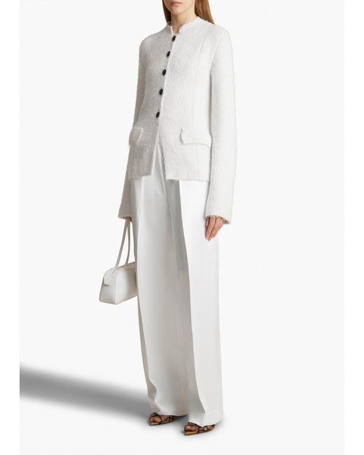 Khaite White Aeson Jacket