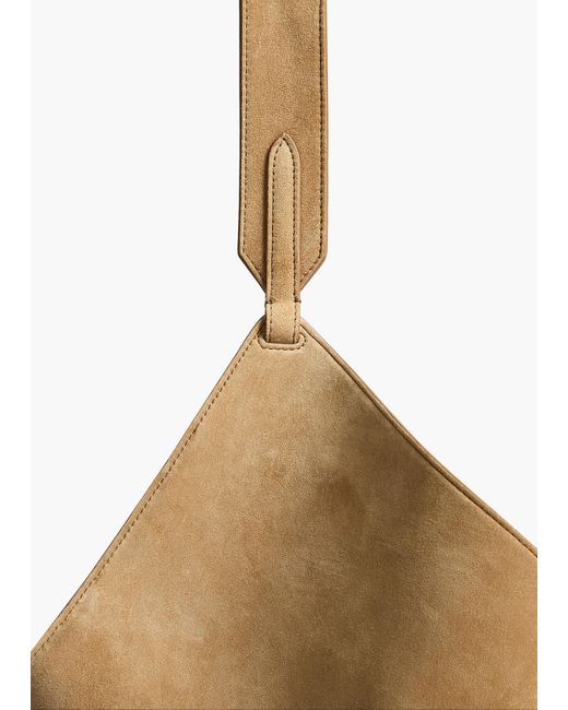 Khaite Metallic Small Lotus Tote