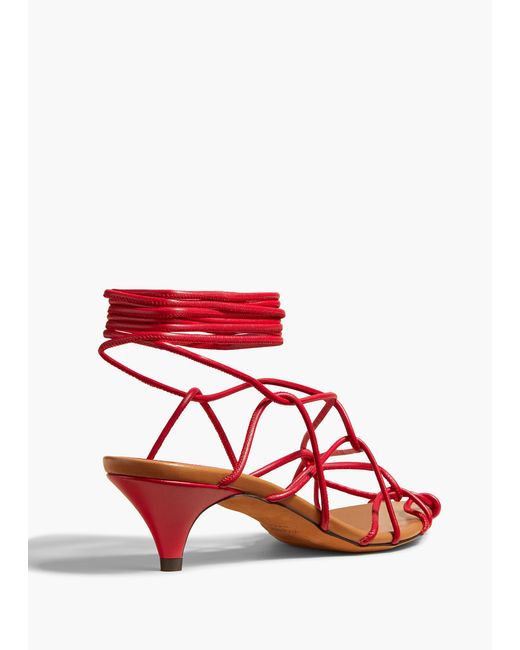 Khaite Red Arden Low Heel
