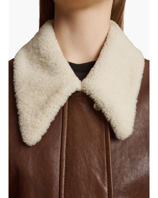 Khaite Brown Shellar Jacket