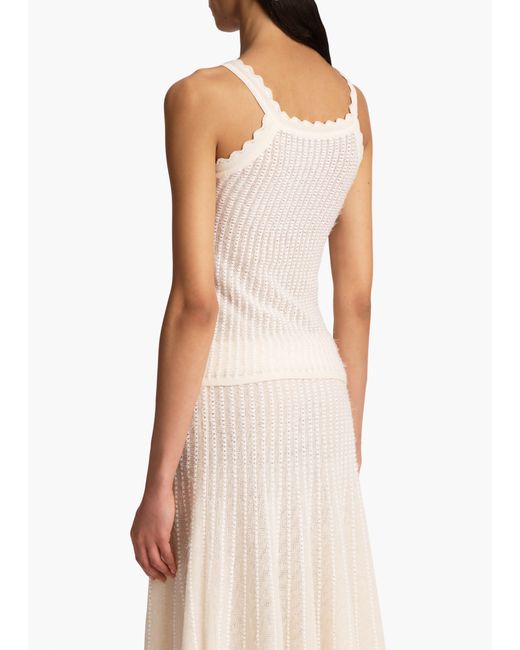 Khaite White Ennio Tank