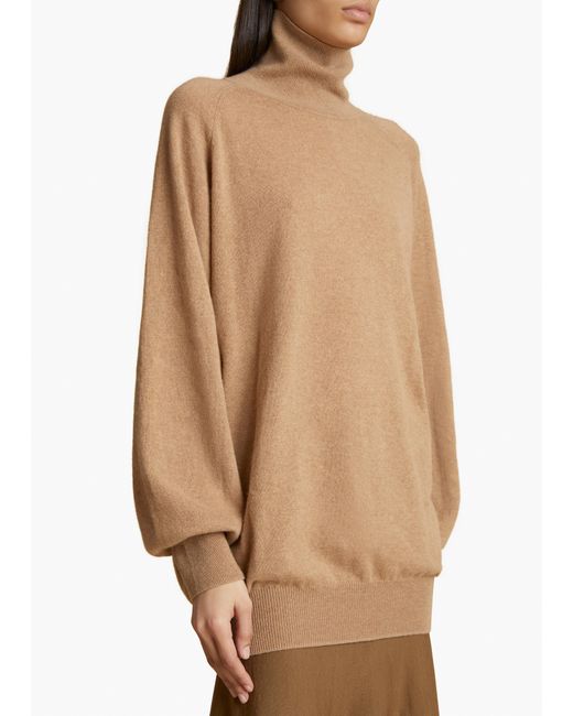Khaite Natural Percy Sweater