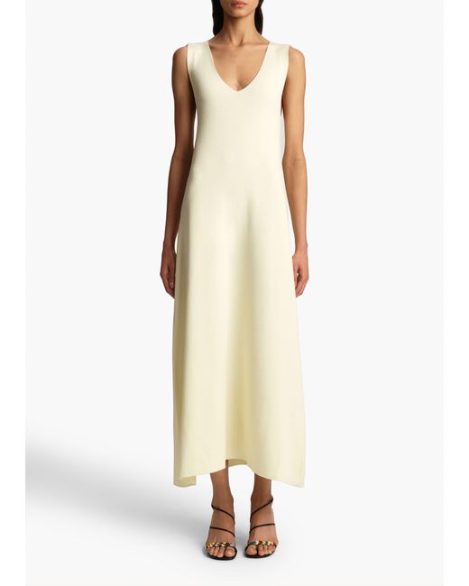 Khaite White Keran Dress