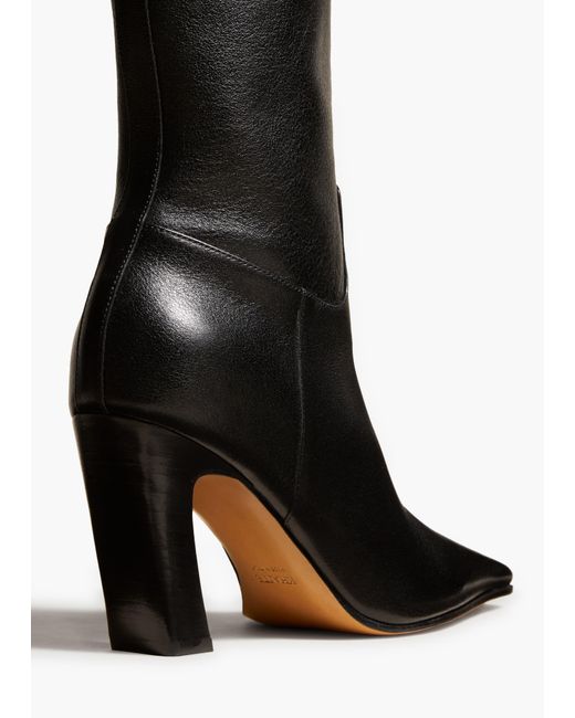 Khaite Black Marfa Over-The-Knee High Boot