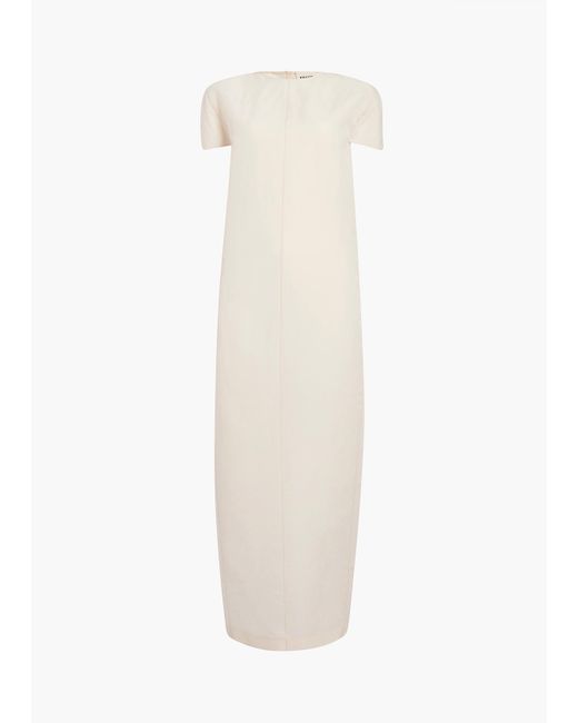 Khaite White Webster Dress