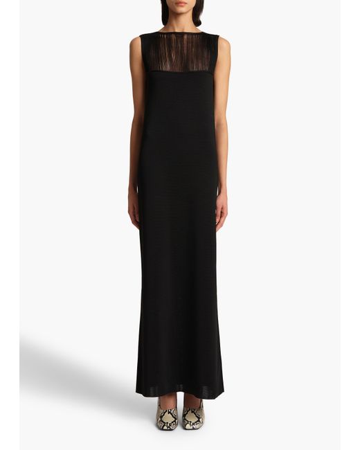 Khaite Black Ruslan Dress