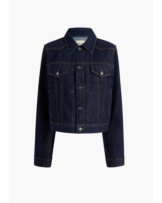 Khaite Blue Augustine Jacket