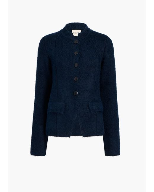 Khaite Blue Aeson Jacket