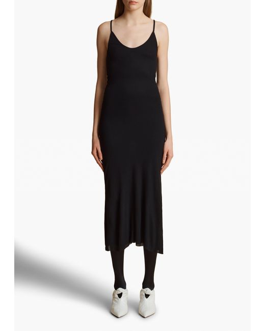 Khaite Black Leesal Dress