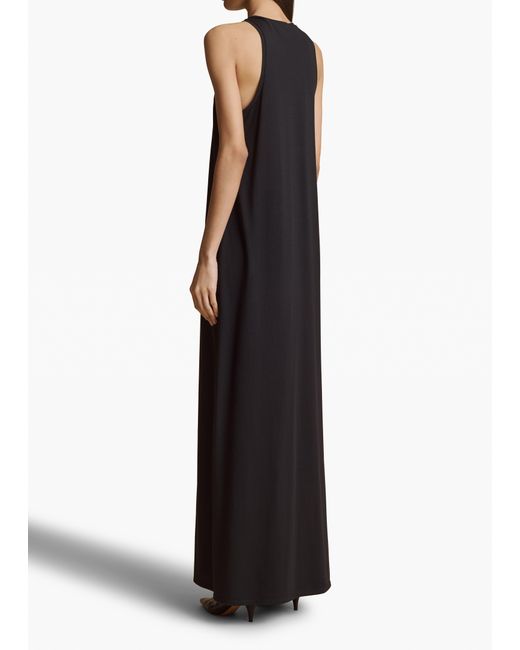 Khaite Blue Vernetta Dress