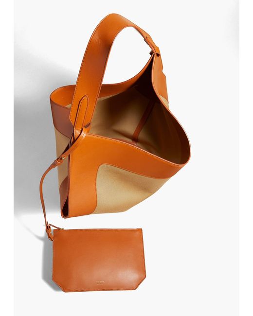 Khaite Brown Exclusive Medium Lotus Tote