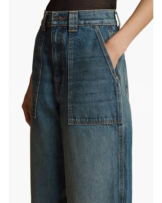 Khaite Blue Hewitt Jean
