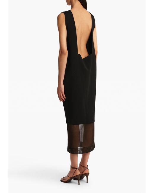 Khaite Black Malik Dress