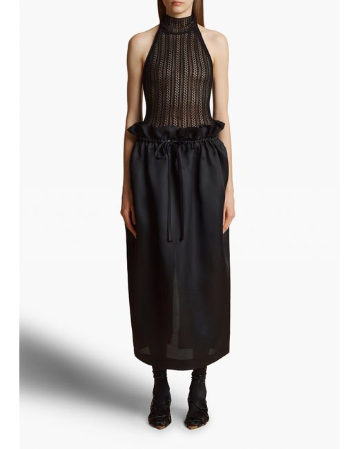 Khaite Black Benedetta Top
