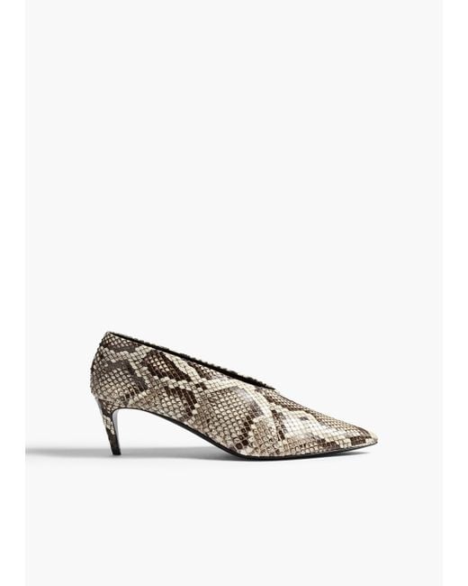 Khaite White Exclusive Miriam Low Pump