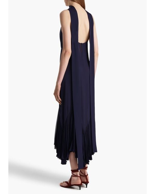 Khaite Blue Candita Dress