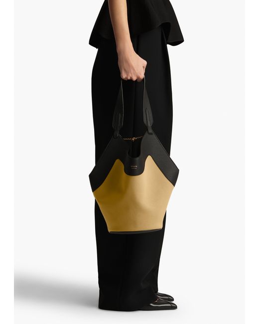 Khaite Natural Small Lotus Tote