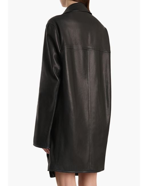 Khaite Black Harmon Coat