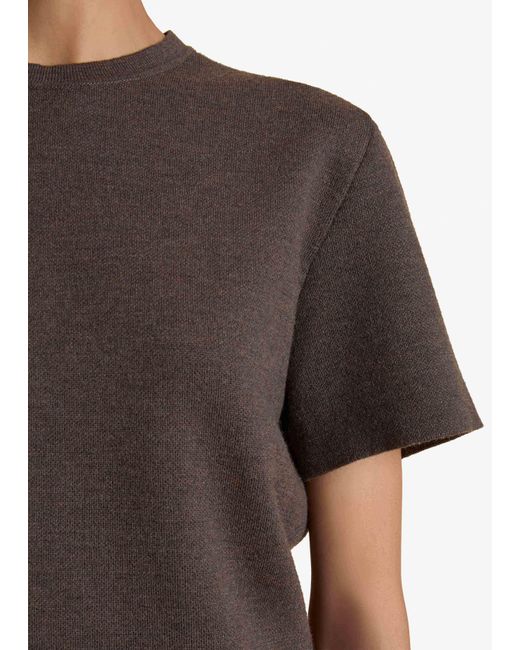 Khaite Brown Callas Dress