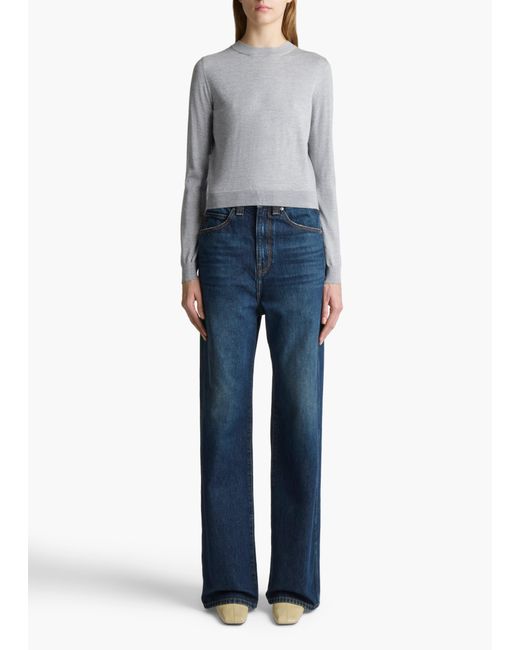 Khaite Gray Leta Sweater