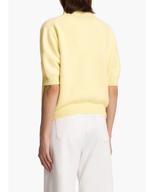 Khaite Yellow Davin Sweater