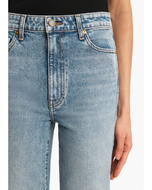 Khaite Blue Abigail Stretch Jean