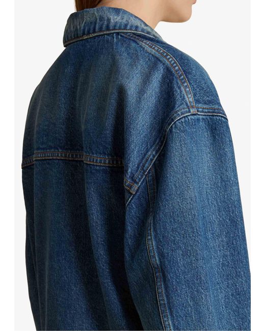 Khaite Blue Saunder Jacket