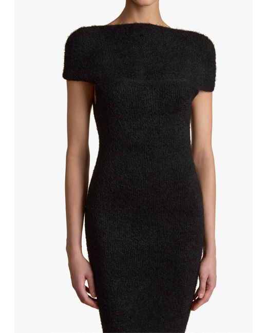 Khaite Black Exclusive Paola Dress