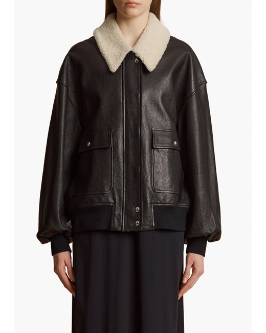 Khaite Black Shellar Jacket