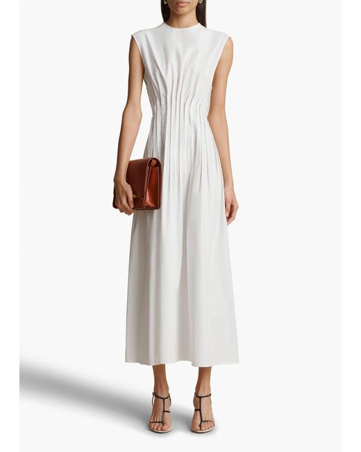 Khaite White Wes Dress