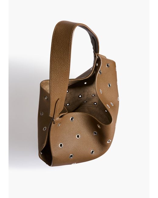 Khaite Brown Exclusive Small Lotus Tote