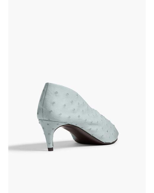 Khaite White Miriam Low Pump