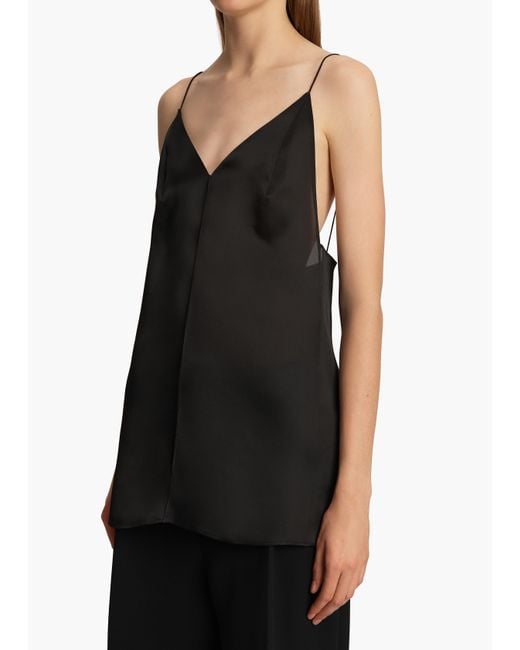 Khaite Black Talsie Top