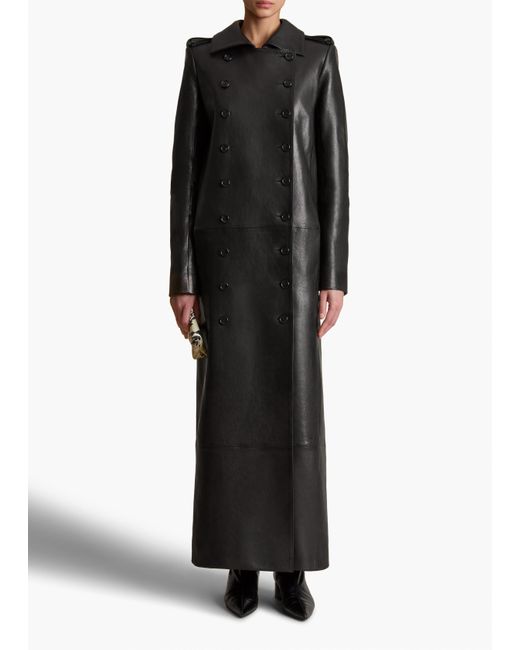 Khaite Black Mallory Coat