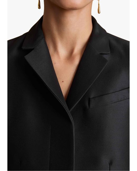 Khaite Black Crittan Jacket