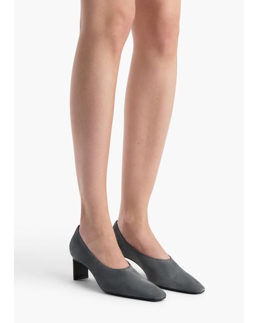 Khaite White Cecilia Pump