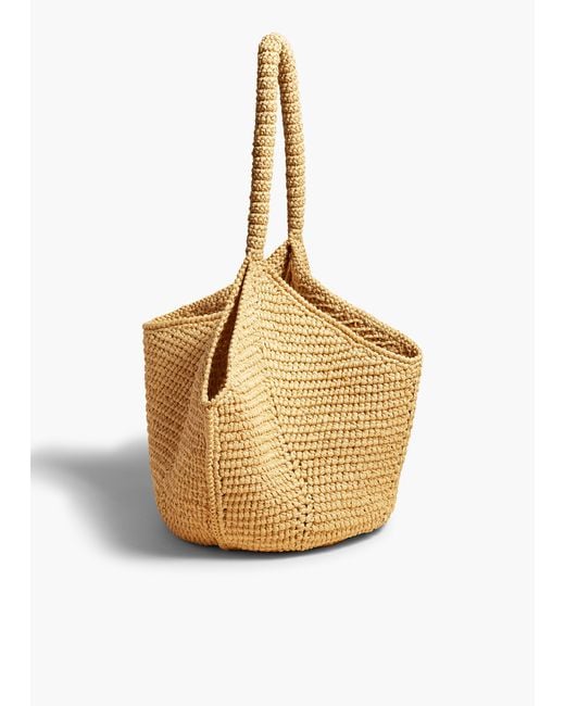 Khaite Metallic Medium Lotus Tote