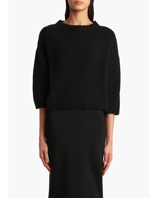 Khaite Black Sabina Sweater