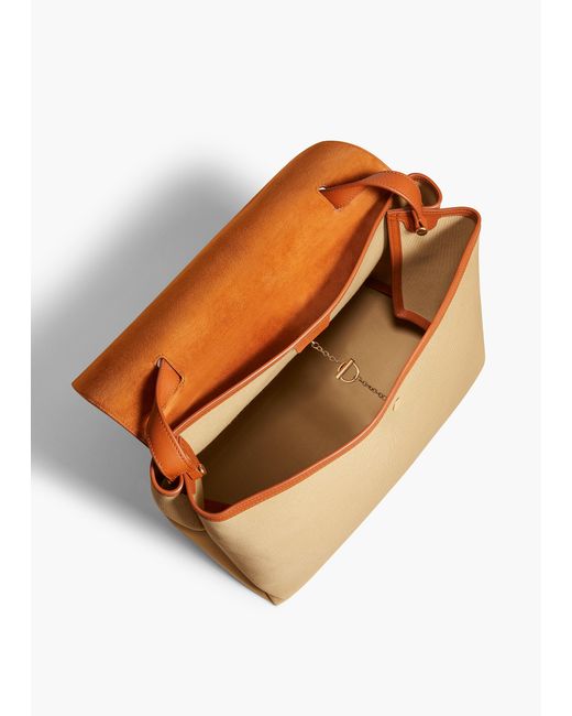 Khaite Orange Exclusive Large Lia Bag