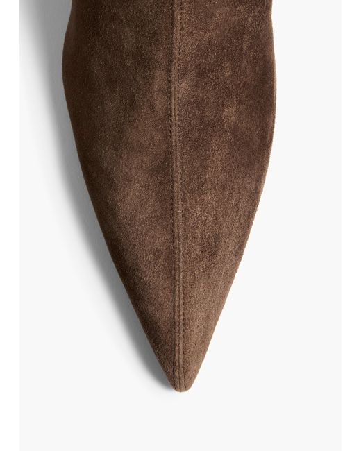 Khaite Brown Andee Ankle Boot