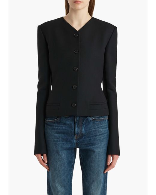 Khaite Black Nara Jacket