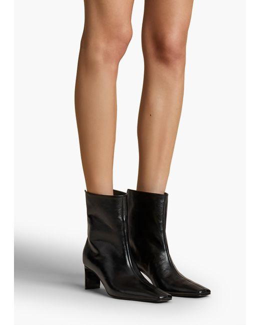 Khaite Black Ona Ankle Boot